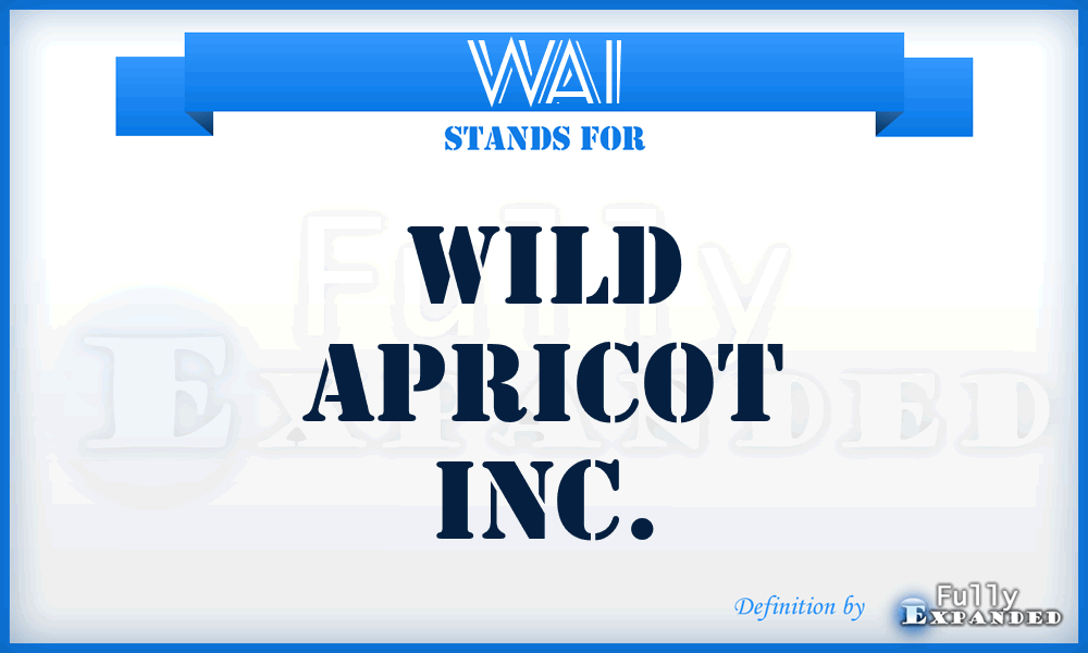 WAI - Wild Apricot Inc.