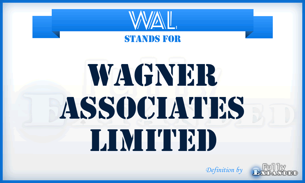 WAL - Wagner Associates Limited