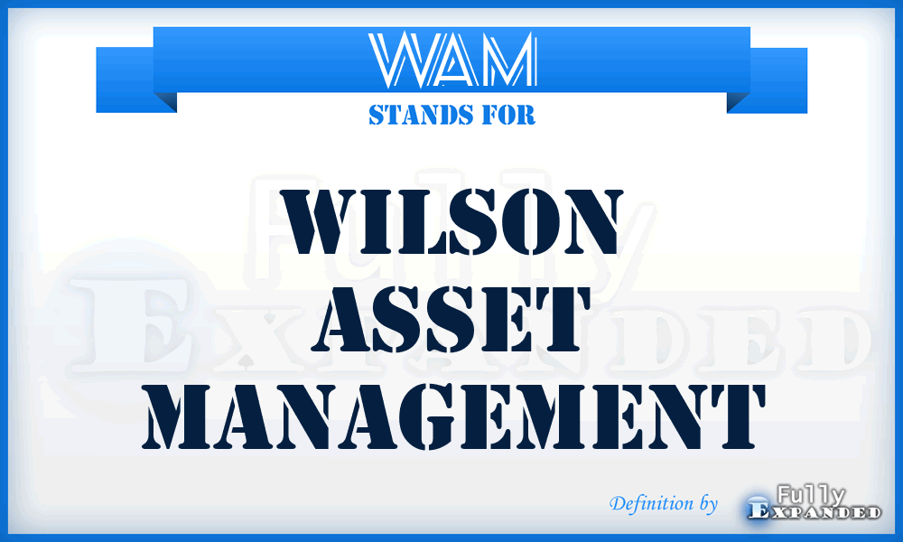 WAM - Wilson Asset Management