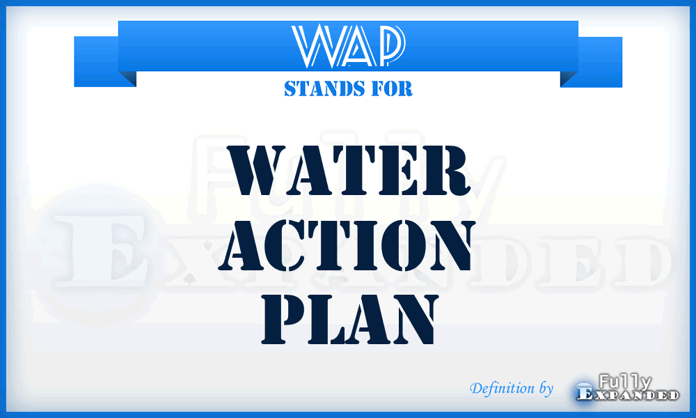 WAP - Water Action Plan