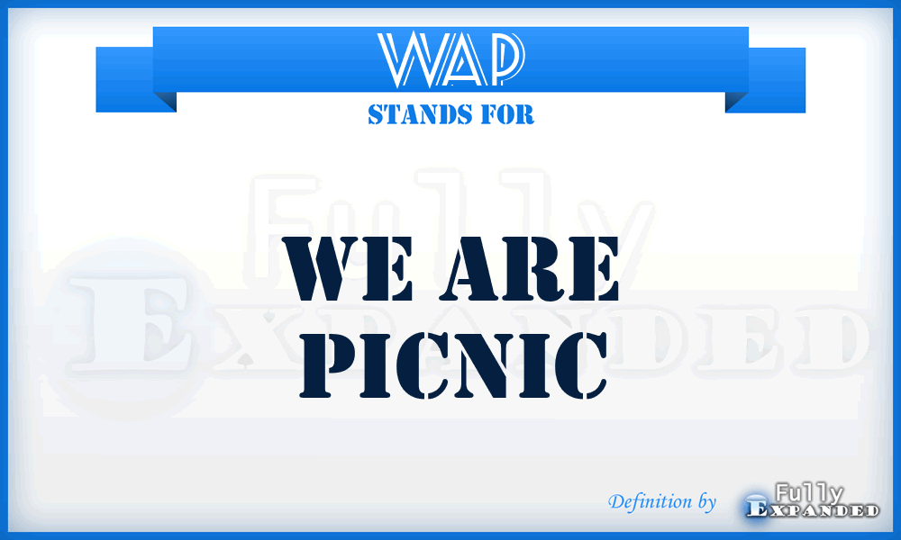 WAP - We Are Picnic
