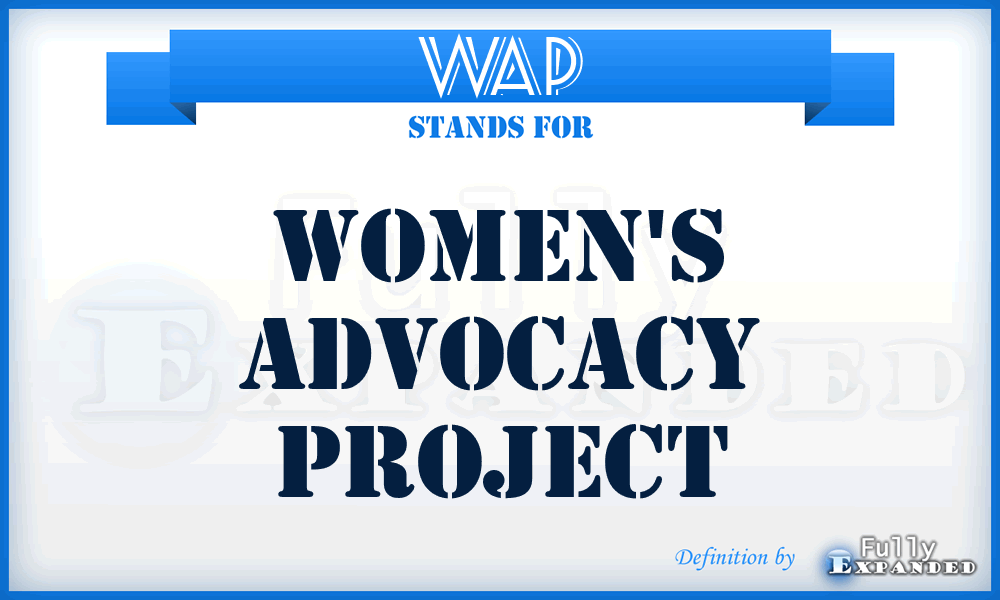 WAP - Women's Advocacy Project