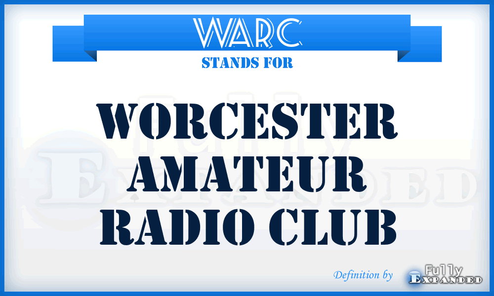 WARC - Worcester Amateur Radio Club