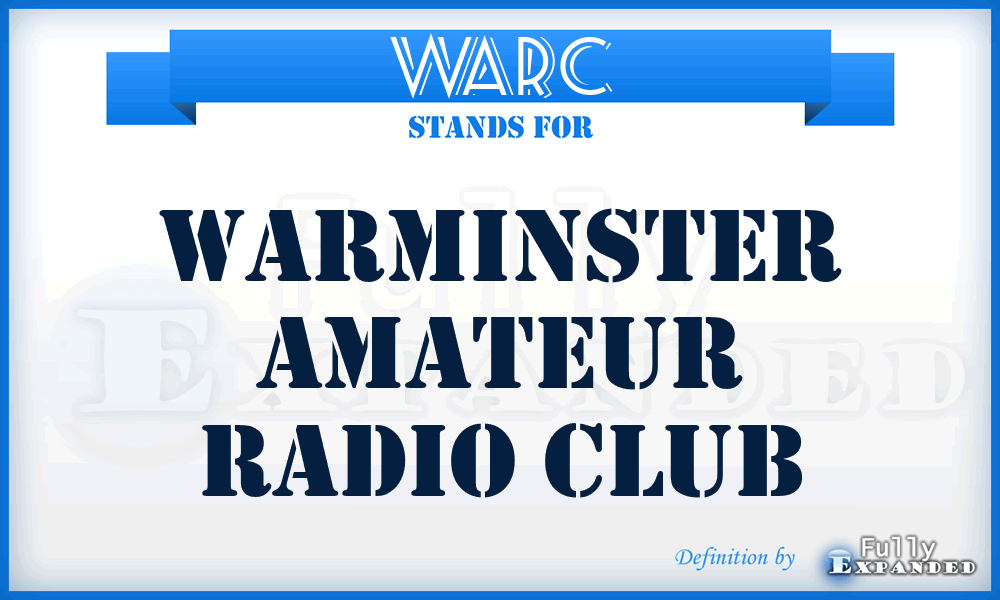 WARC - Warminster Amateur Radio Club