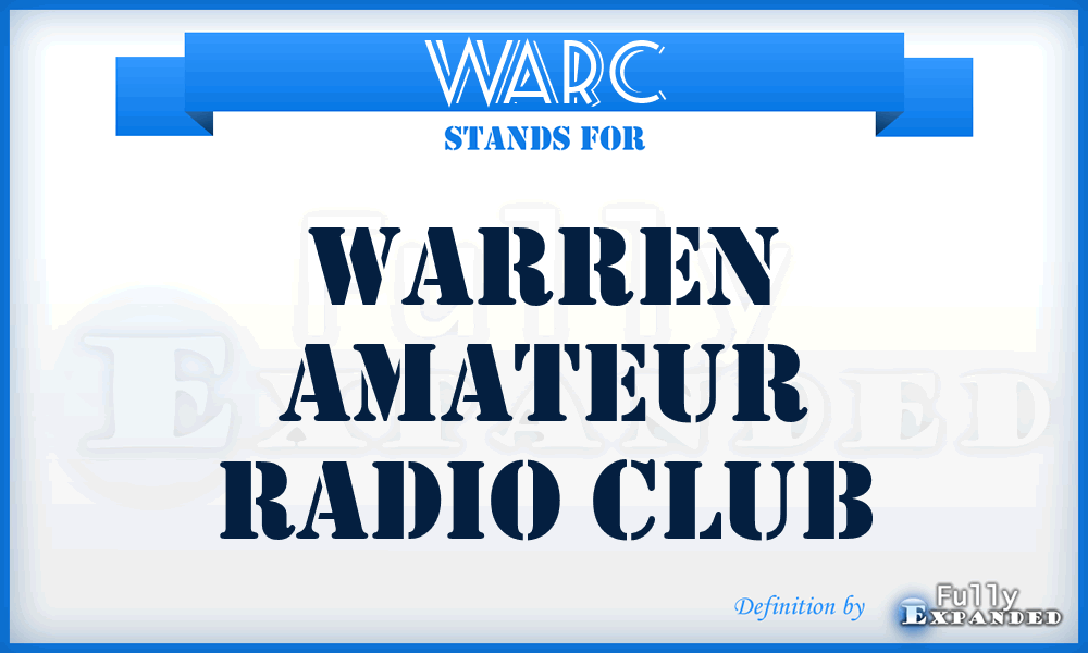 WARC - Warren Amateur Radio Club