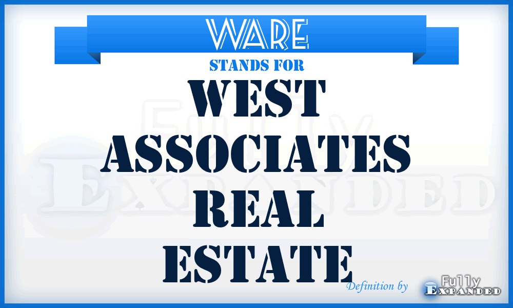 WARE - West Associates Real Estate