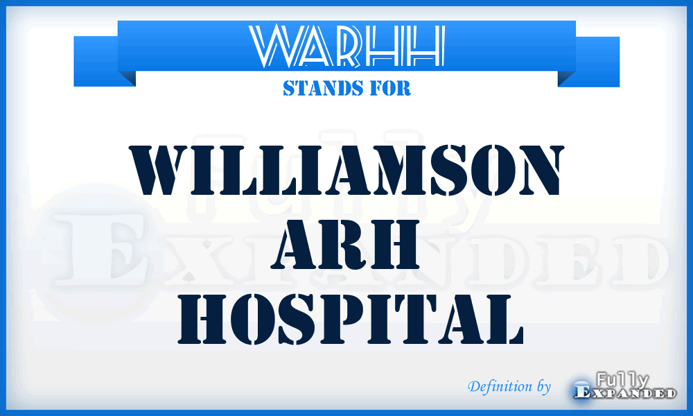 WARHH - Williamson ARH Hospital