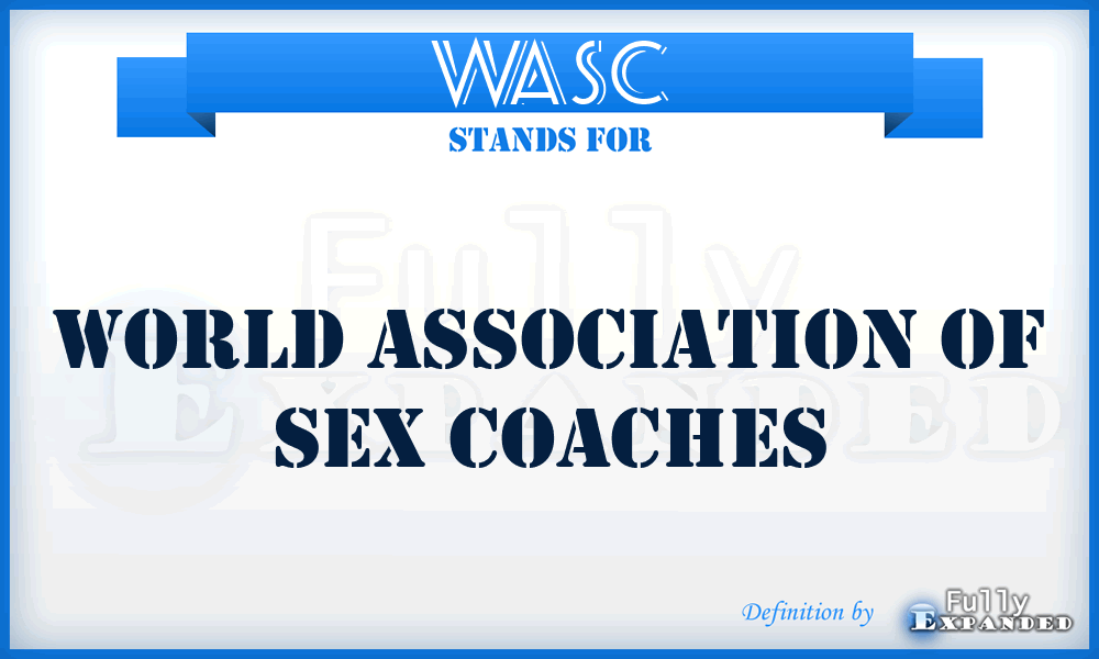 WASC - World Association of Sex Coaches