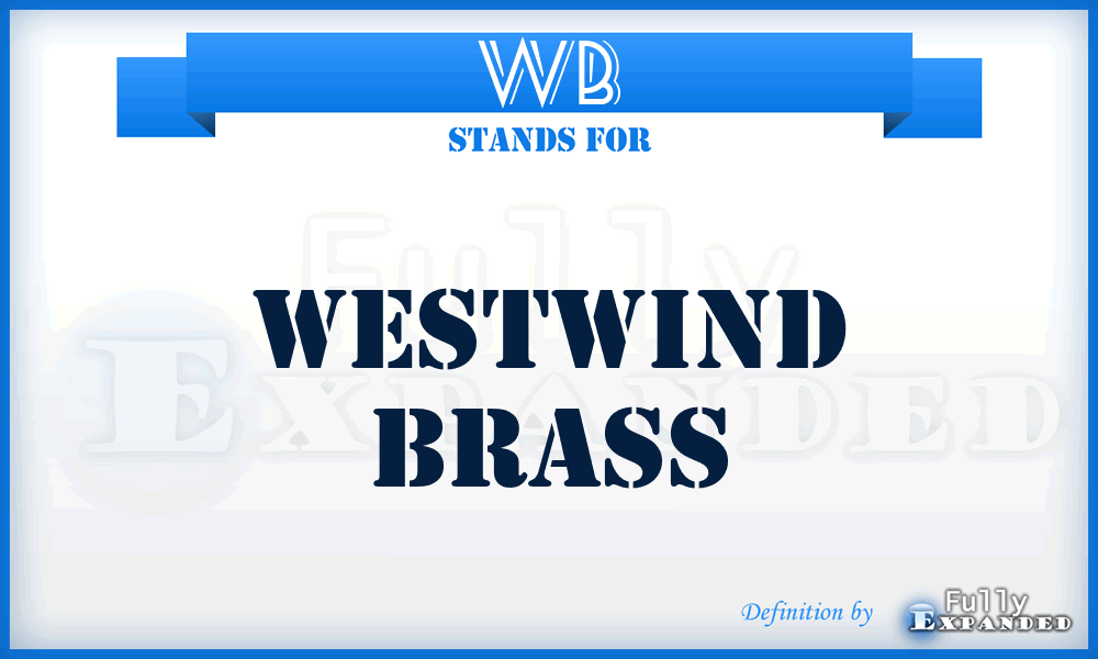 WB - Westwind Brass