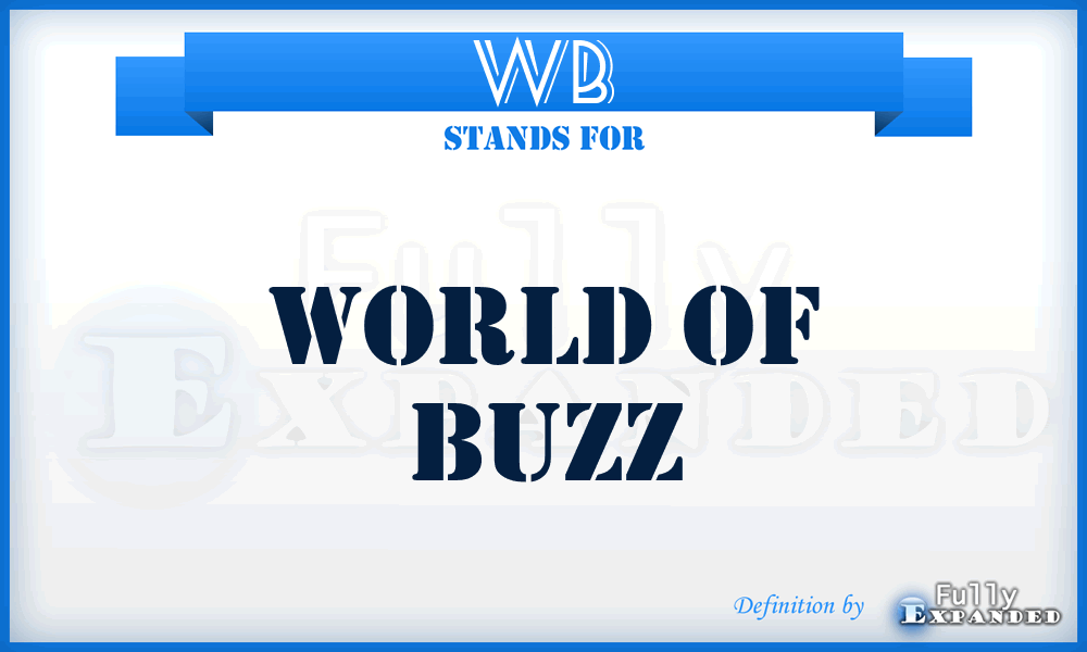 WB - World of Buzz