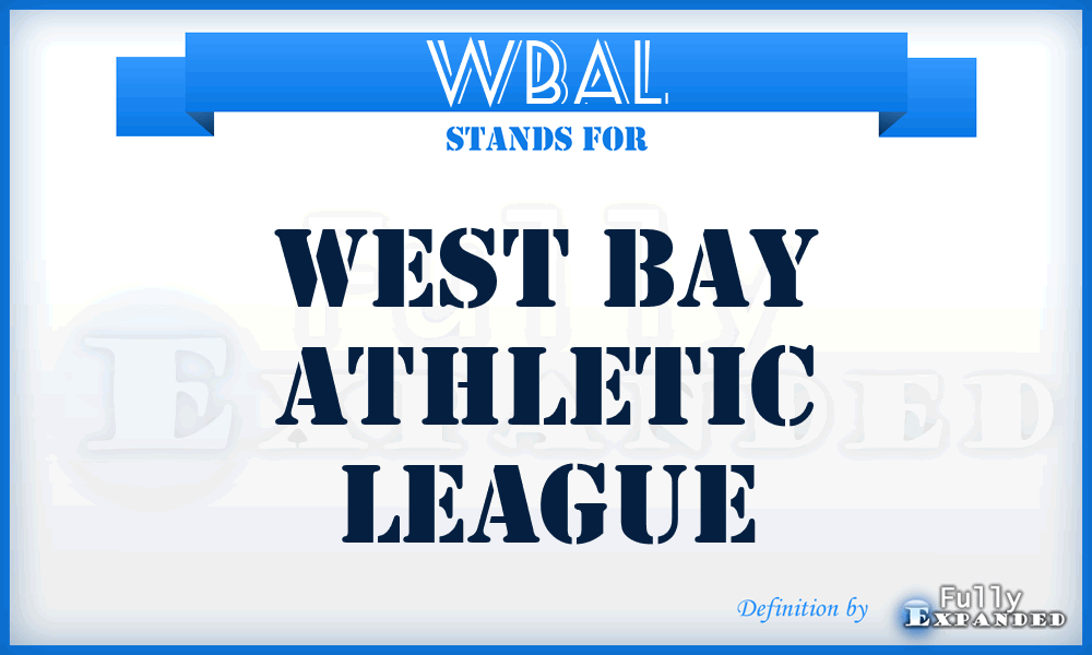 WBAL - West Bay Athletic League