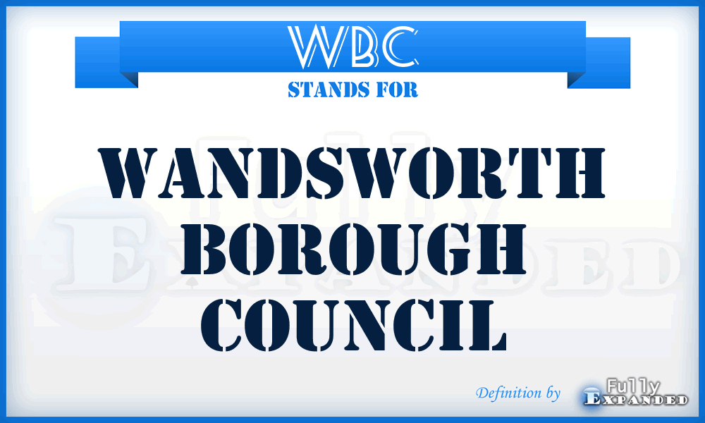 WBC - Wandsworth Borough Council