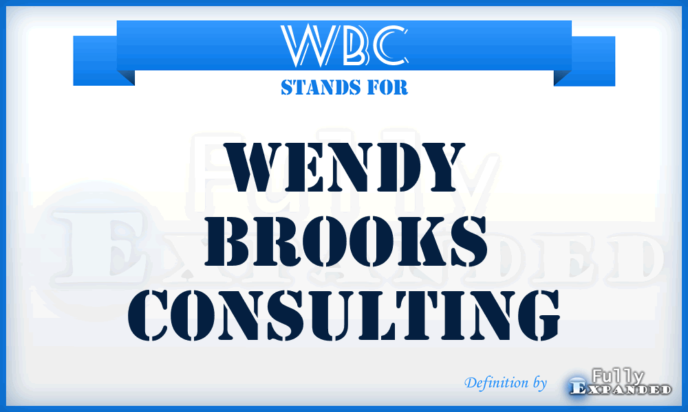 WBC - Wendy Brooks Consulting