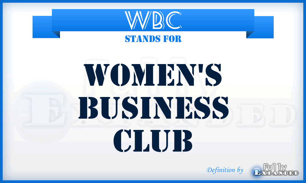 WBC - Women's Business Club