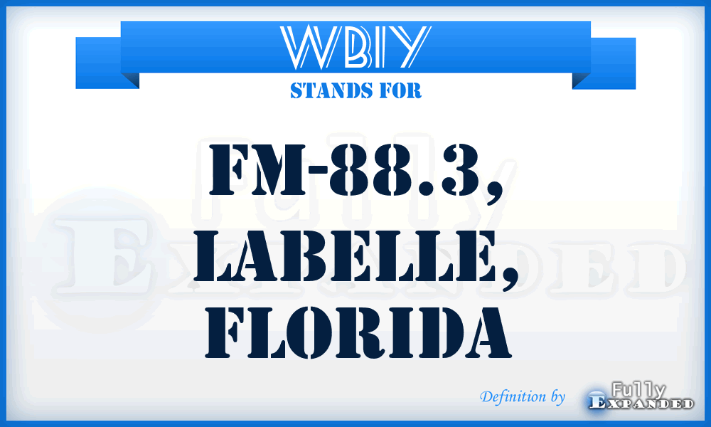 WBIY - FM-88.3, LaBelle, Florida