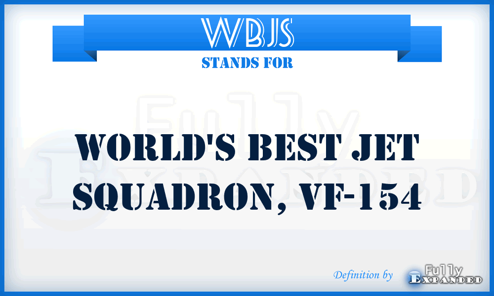 WBJS - World's Best Jet Squadron, VF-154