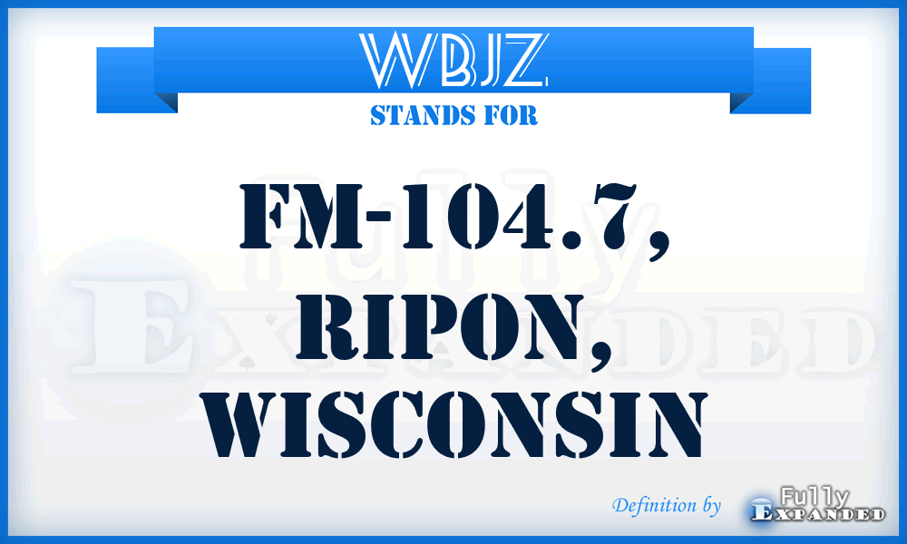 WBJZ - FM-104.7, Ripon, Wisconsin