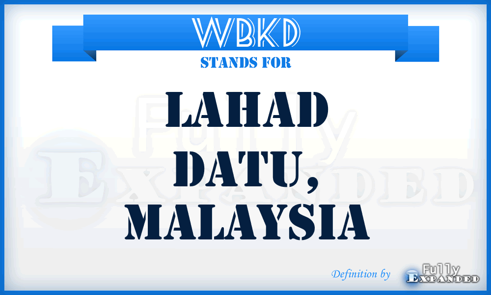 WBKD - Lahad Datu, Malaysia