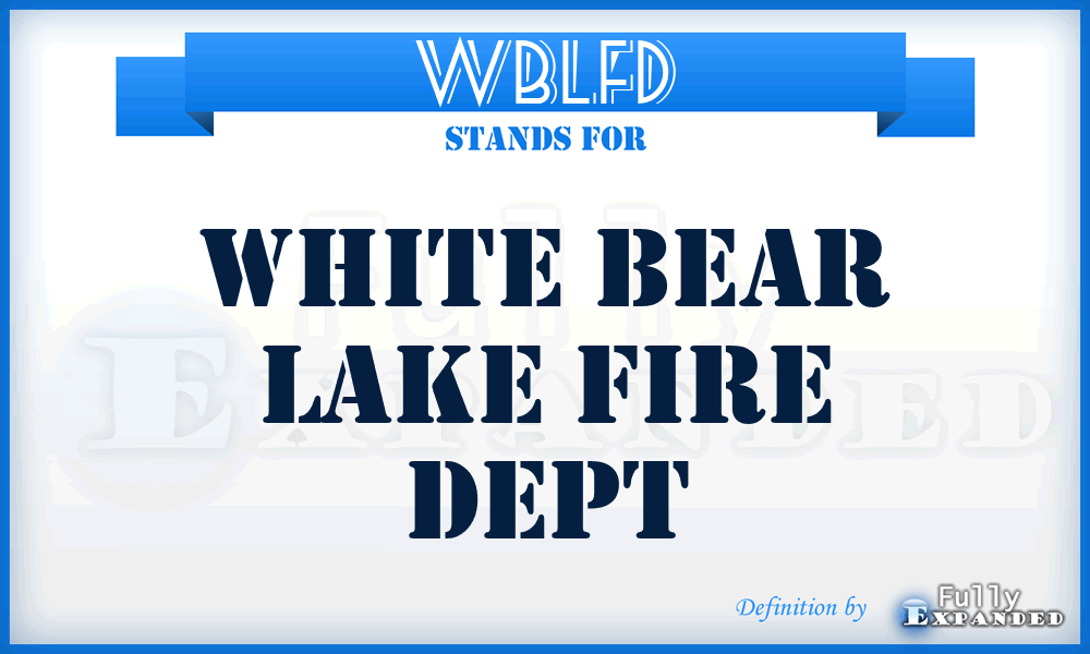 WBLFD - White Bear Lake Fire Dept