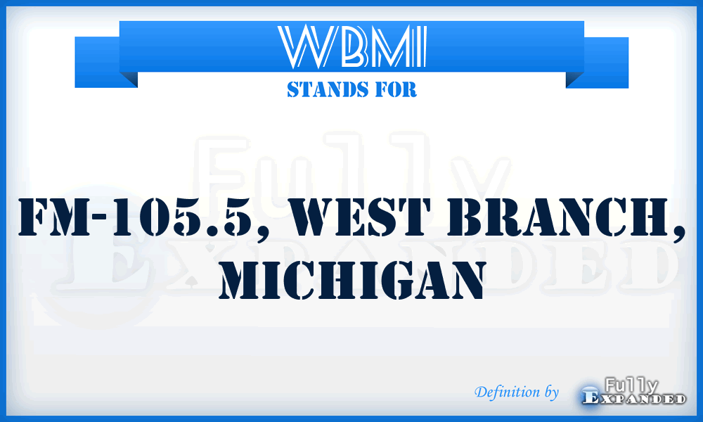 WBMI - FM-105.5, West Branch, Michigan