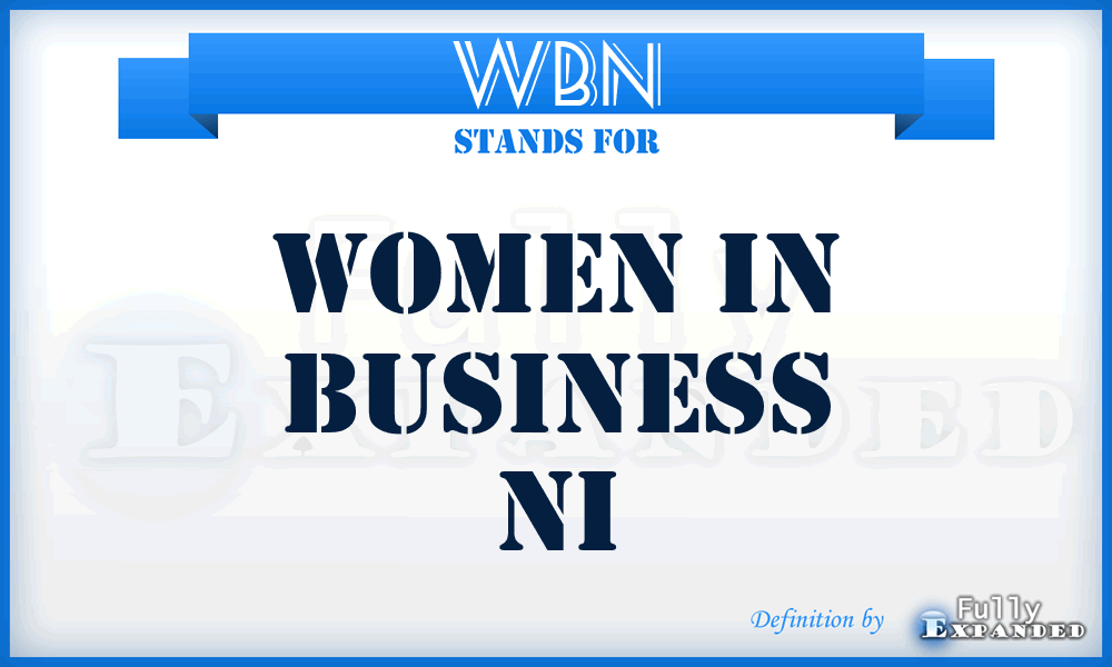 WBN - Women in Business Ni