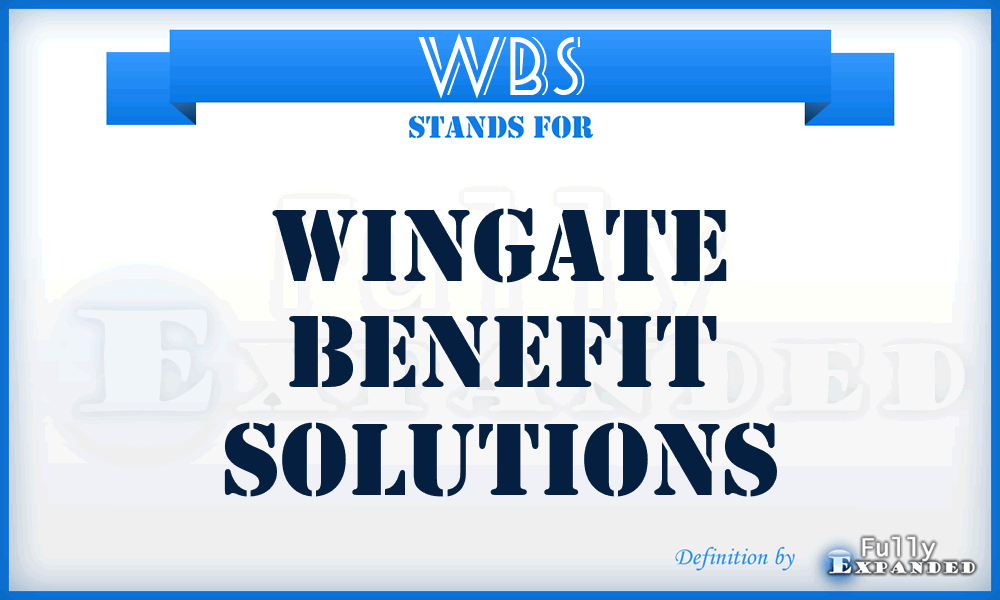 WBS - Wingate Benefit Solutions