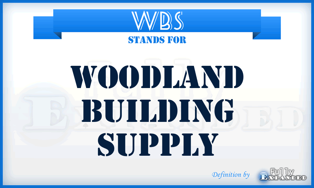 WBS - Woodland Building Supply