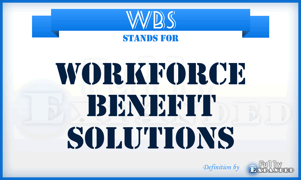 WBS - Workforce Benefit Solutions