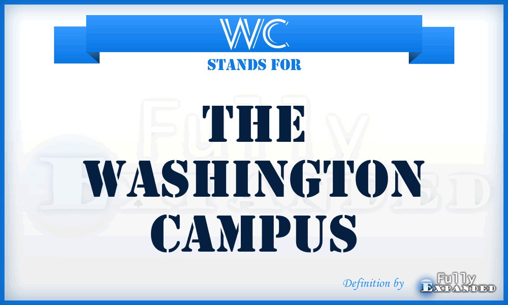 WC - The Washington Campus