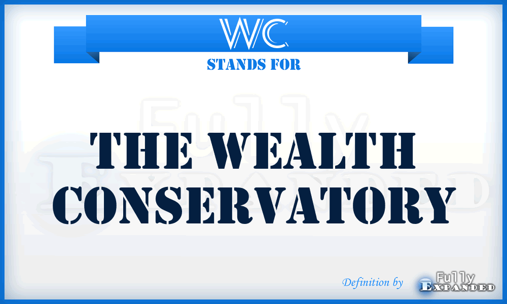 WC - The Wealth Conservatory