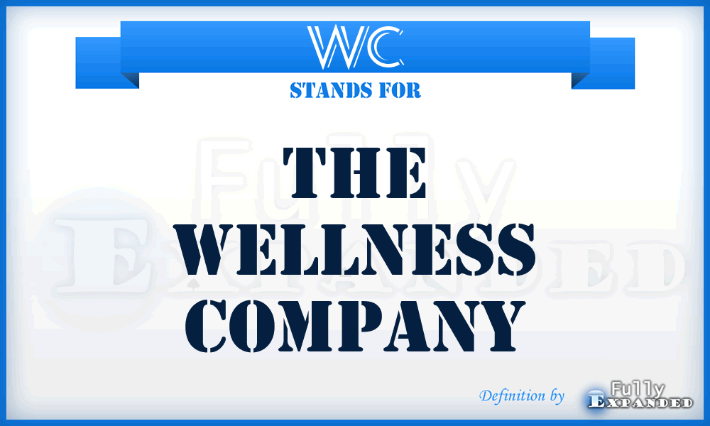 WC - The Wellness Company