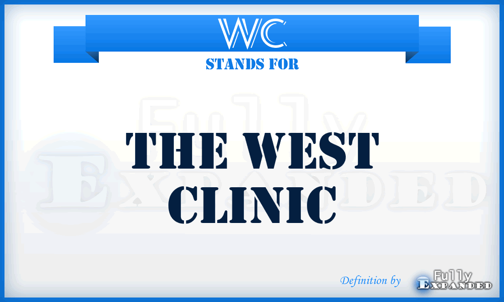WC - The West Clinic