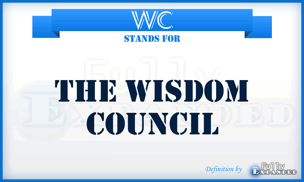 WC - The Wisdom Council