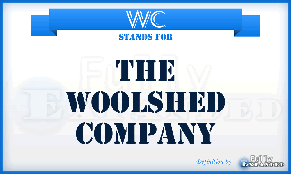 WC - The Woolshed Company