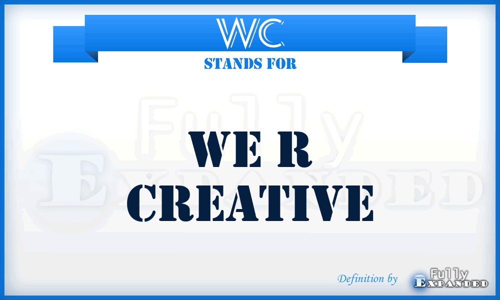 WC - We r Creative