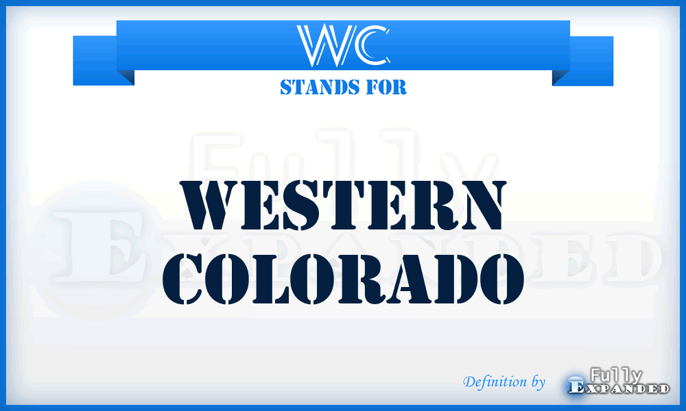 WC - Western Colorado