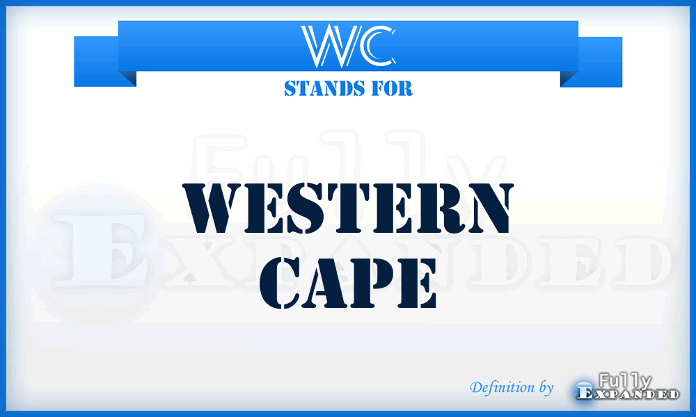 WC - Western Cape