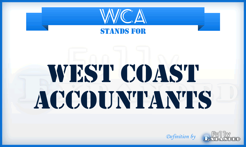 WCA - West Coast Accountants