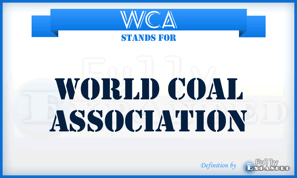 WCA - World Coal Association
