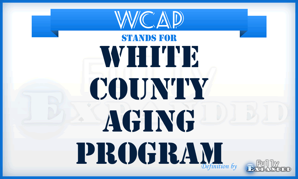 WCAP - White County Aging Program
