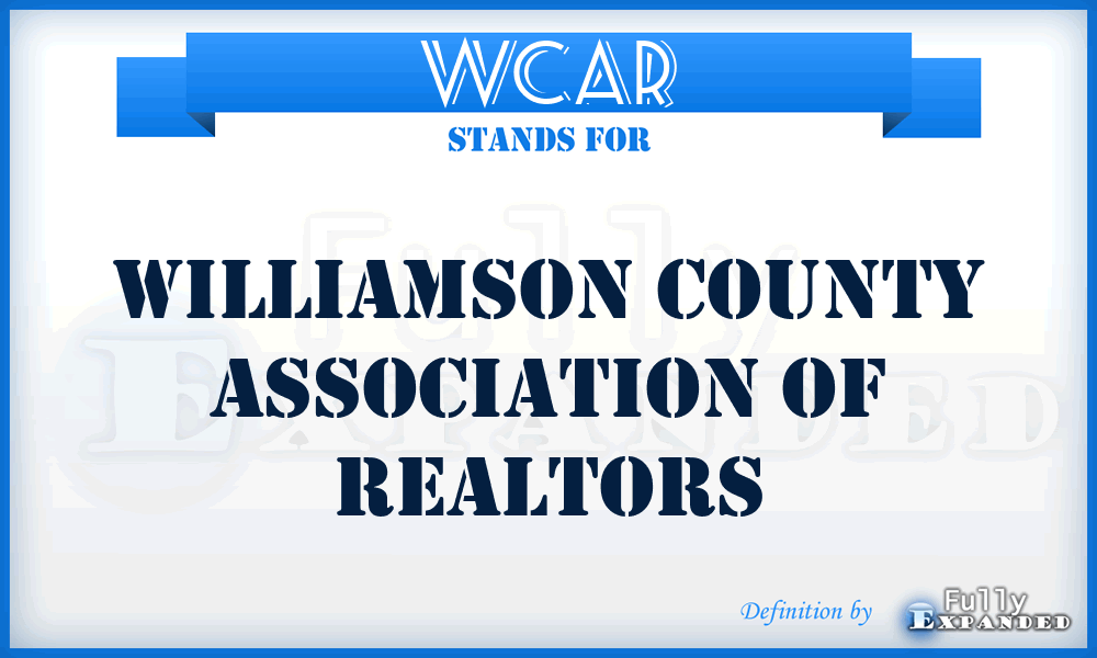 WCAR - Williamson County Association of Realtors