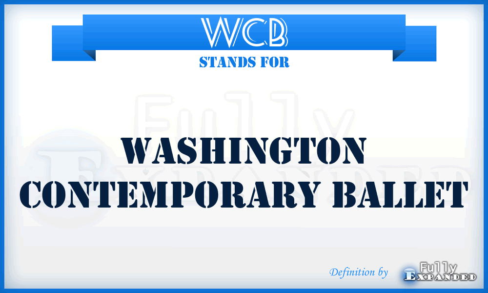 WCB - Washington Contemporary Ballet