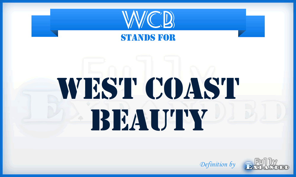 WCB - West Coast Beauty