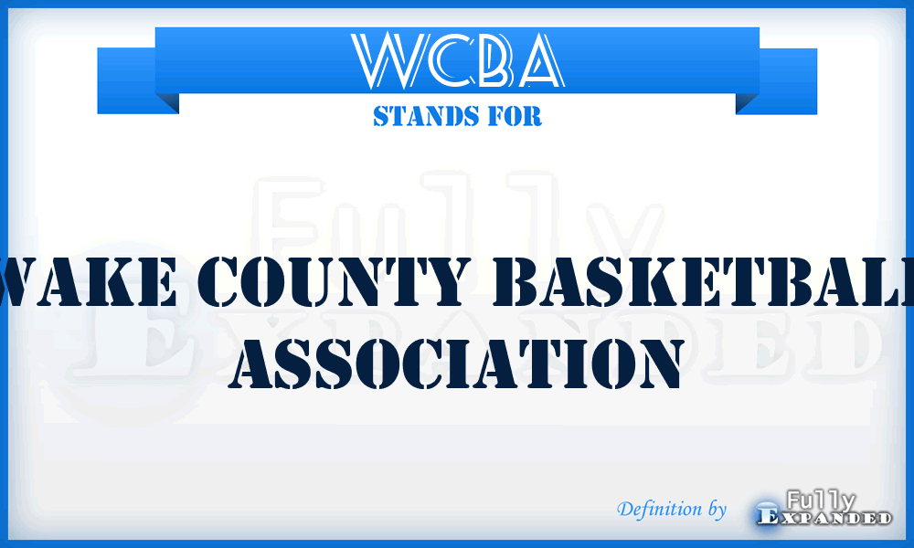 WCBA - Wake County Basketball Association