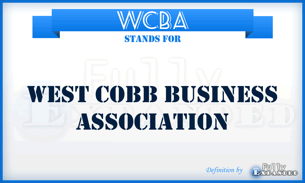 WCBA - West Cobb Business Association