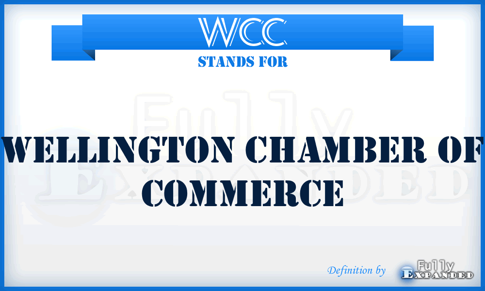 WCC - Wellington Chamber of Commerce