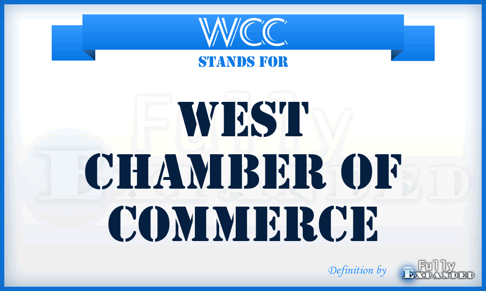 WCC - West Chamber of Commerce