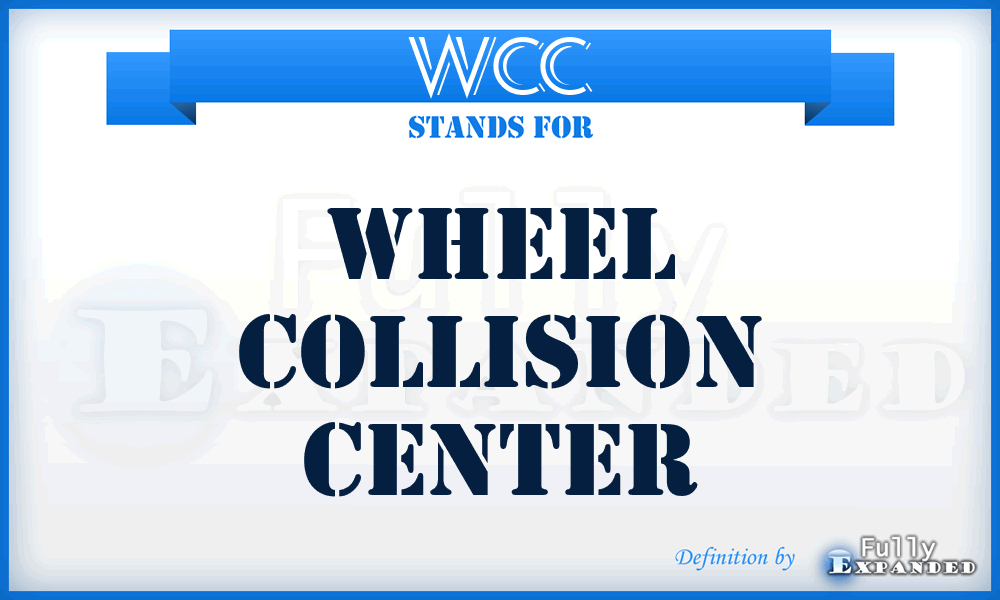 WCC - Wheel Collision Center