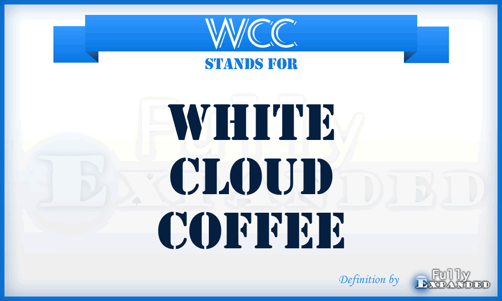 WCC - White Cloud Coffee