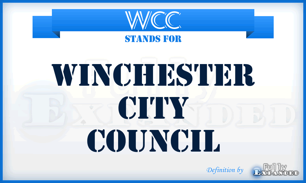 WCC - Winchester City Council